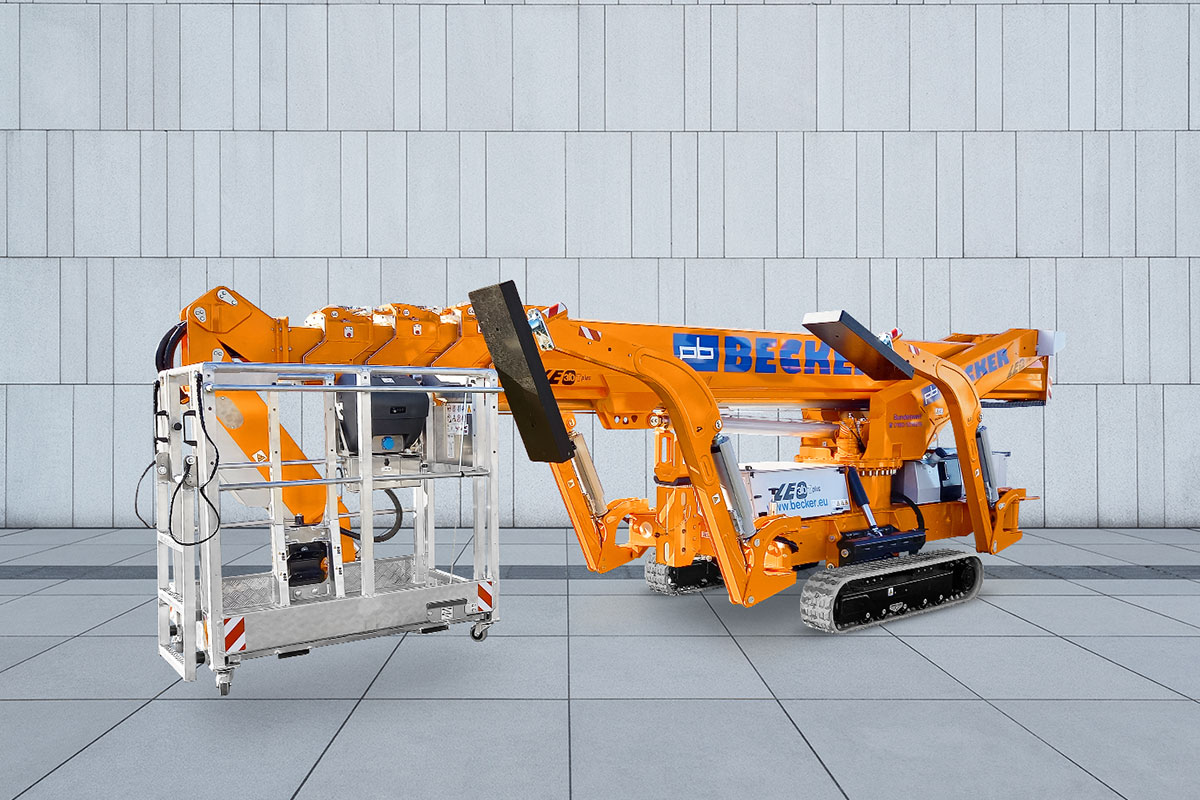 Ketten Arbeitsbühne mieten 30 Meter 400 Kilogramm