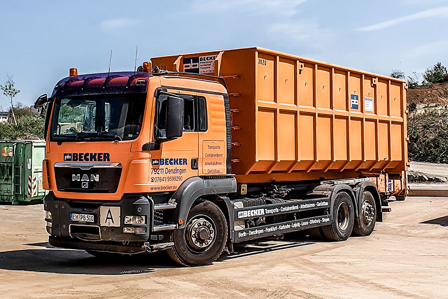 LKW-Fahrer für Containerdienst